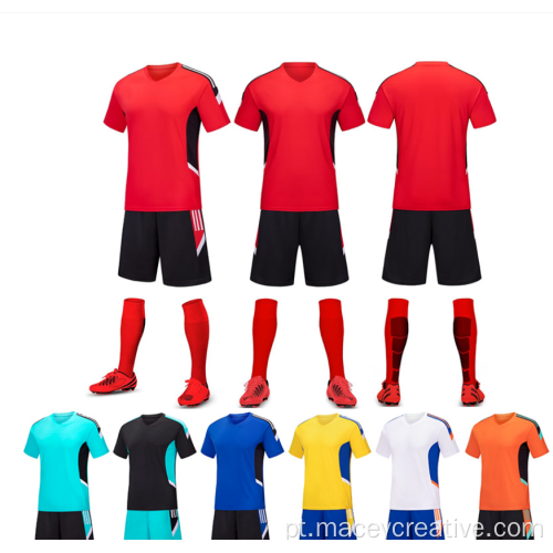 Promoção Jersey de futebol sublimação uniforme de futebol